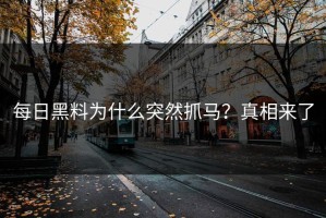 每日黑料为什么突然抓马？真相来了