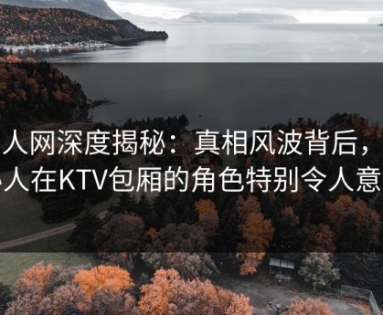 秀人网深度揭秘：真相风波背后，神秘人在KTV包厢的角色特别令人意外